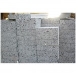 Landscaping Black basalt cubes cobbles