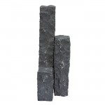 Landscaping Black basalt cubes cobbles