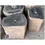 Basalt stone bench table set furnitures