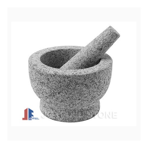 Black marble mortar and pestle