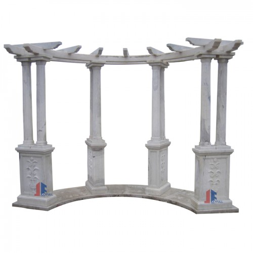 Large outdoor marble gazebo for sale