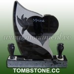 MH-014, Granite Headstones with Vases