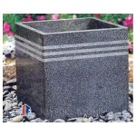  Granit Blumentopf Stein Pflanzer stone planter for garden 