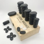 Hot basalt stone massage kit 45 pieces