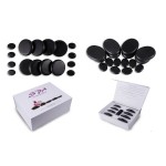 Hot stone massage set 16 pieces basalt energy stone