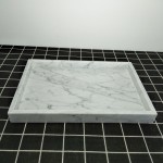 Home Decorative Modern Green Square Marble Serving Tray
