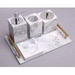 Home Decorative Modern Green Square Marble Serving Tray