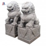 Chinese guardian lion granite and marble Imperial guardian lion 