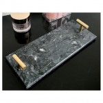 Large Rectangular White Marble Decorative Vanity Tray for Home /Hotel Décor