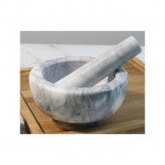 Colorful Marble Mortar and Pestle for Kitchen