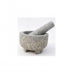 Dark Grey Granite Stone Mortar and Pestle set