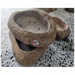 Natural River Stone Vase for home decor