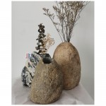 Speckled Natural Stone Planter Vase