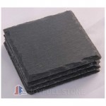 Heart Shape Natural Slate Coasters 