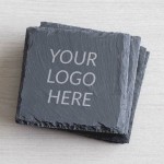 Trademark Square Slate Coaster