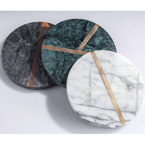 Round Marble Stone Coaster for Drink