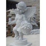 KC-963, Garden Angel Statue With Pedestal