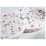 Home Décor Terrazzo Stone Cup Coaster Set