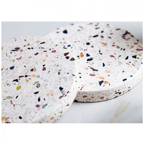 Terrazzo stone coasters stone home decor