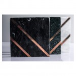 Marble Hexagon Stone Coasters Set for Drink Bar