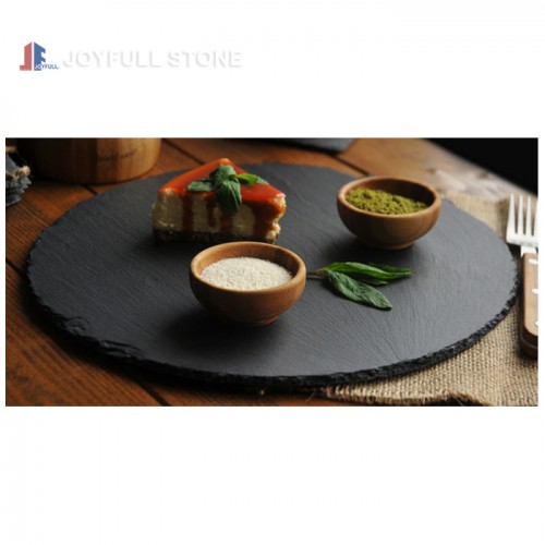 Slate and wood cheese board slate plates