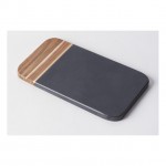 Acacia wood and black slate cheese board cutting boards