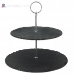 2 Tiers slate cake rack slate cake stand