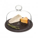 Slate and wood cheese board slate plates