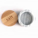 Marble salt celler marble seasoning jar