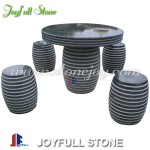 GT-457, Black stone table set