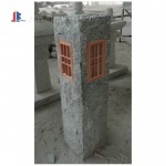 Granite stone post path pillar lanterns