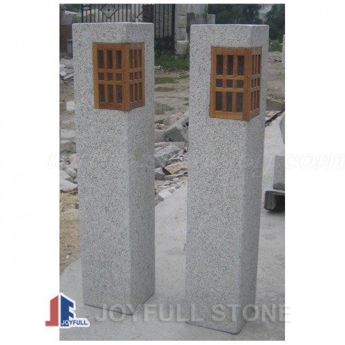 Decorative Stone granite lantern post pillars
