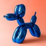 Jeff Koons Style Colorfull Balloon Dog Carving