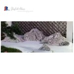 Landscaping stone rocks wave sand granite