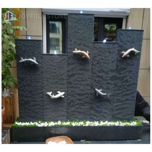 Large Size Indoor and Outdoor Stone Waterfall Fountain