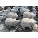 KZ-389,Garden Decoration Use Pink Piglet Stone Sculpture