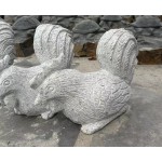 KZ-393-1, Garden Decor Stone Hen Chicken Animal Sculpture