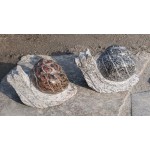 KZ-394-2, Stone Snail Statue Garden Ornaments for sale