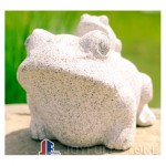 Outdoor Garden Granite Frog Statue Figurine
