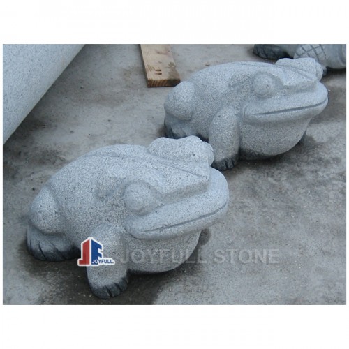 Garden Solid Stone Animal Frog Statues