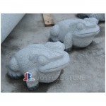 KZ-343,Outdoor Stone Carved Frog Sculpture