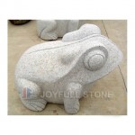 KZ-343,Outdoor Stone Carved Frog Sculpture