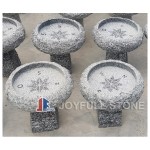 Stone Campass Stone Birdbath Bowl