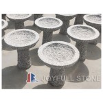 GBB-036-2, Garden ​Granite Compass Bird baths bowl