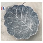 GBB-035-1，Carved Stone Leaf Bird Bath