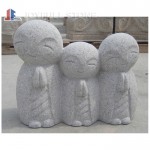 Japanese little monks stone sculpture statue