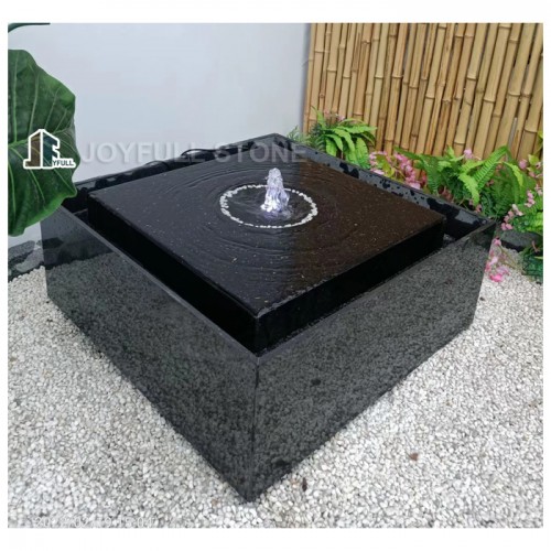 GFC-159, Modern Square Stone Basin Water Fountain