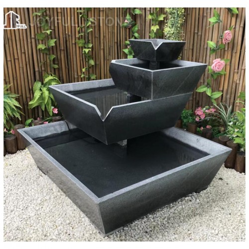 GFC-189, Outdoor Granite Flowing Waterfall Fountain