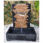 GFC-189, Outdoor Granite Flowing Waterfall Fountain