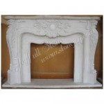 FG-044, White Marble Fireplace